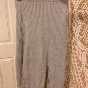 Free people, small, gray sweater skirt